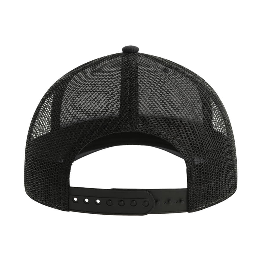 Бейсболка BRYCE, 6 клиньев, пластиковая застежка, переработанный полиэстер, черный-3