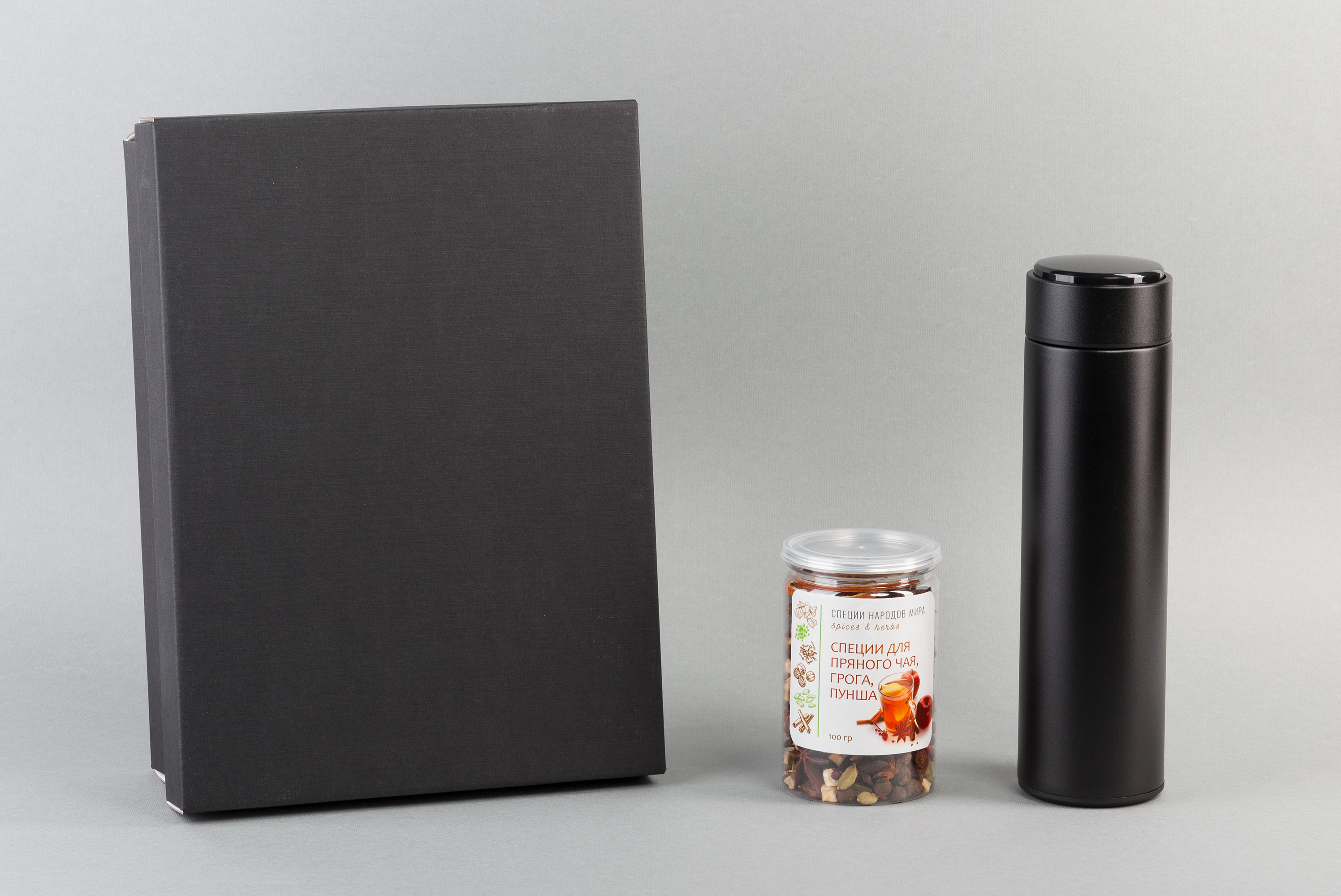 Набор подарочный "Pleasure": термос "Финикс", специи-1