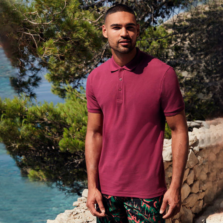 Поло мужское PREMIUM POLO 180, черный-2