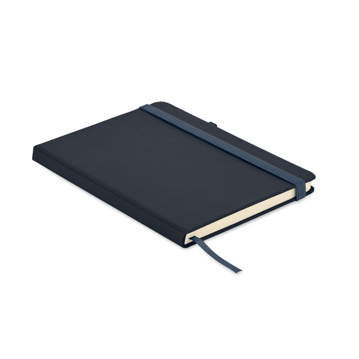 Recycled PU A5 lined notebook, французский флот-0