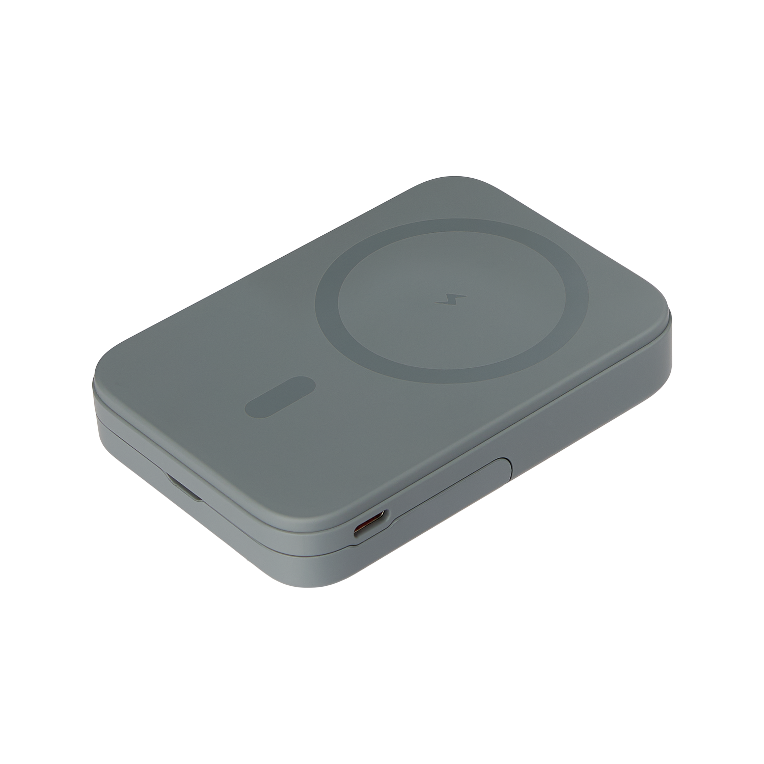 Внешний аккумулятор Юнион PD (Union PD) 10000mAh с функцией беспроводной зарядки 15W, серый-0