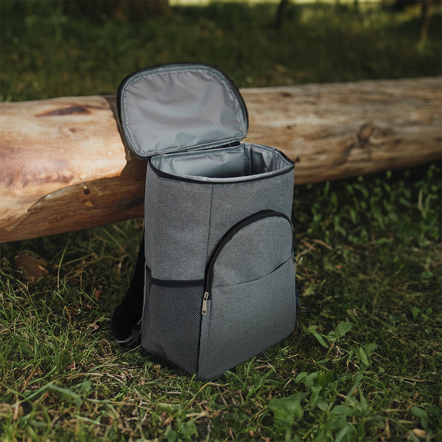 Терморюкзак "PUT", 39 x 27 x 18 см, полиэстер 300D, PEVA, серый меланж, серый меланж-6