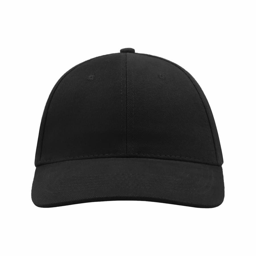 Бейсболка LIBERTY SIX BUCKLE, 6 клиньев, металлическая застежка, черный-4