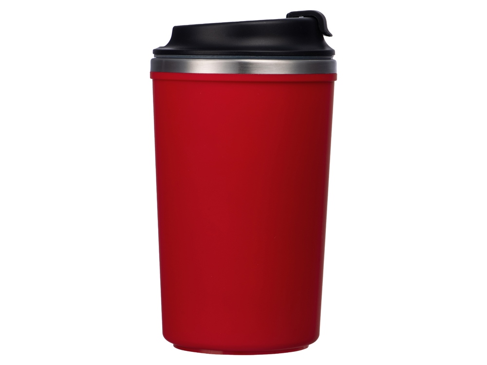 Герметичная термокружка на присоске Kick, 350 мл, красный-6