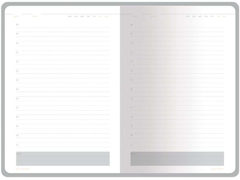 Ежедневник А5 недатированный Mercury, зеленый-8