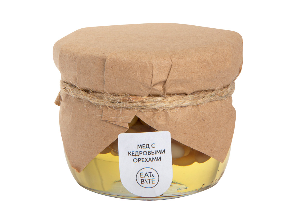 Сувенирный набор Мед с кедровыми орешками 120 гр-1