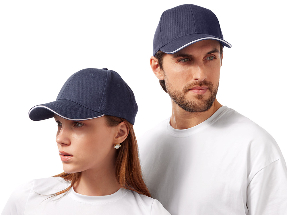 Бейсболка Cancun, темно-синий/белый-0