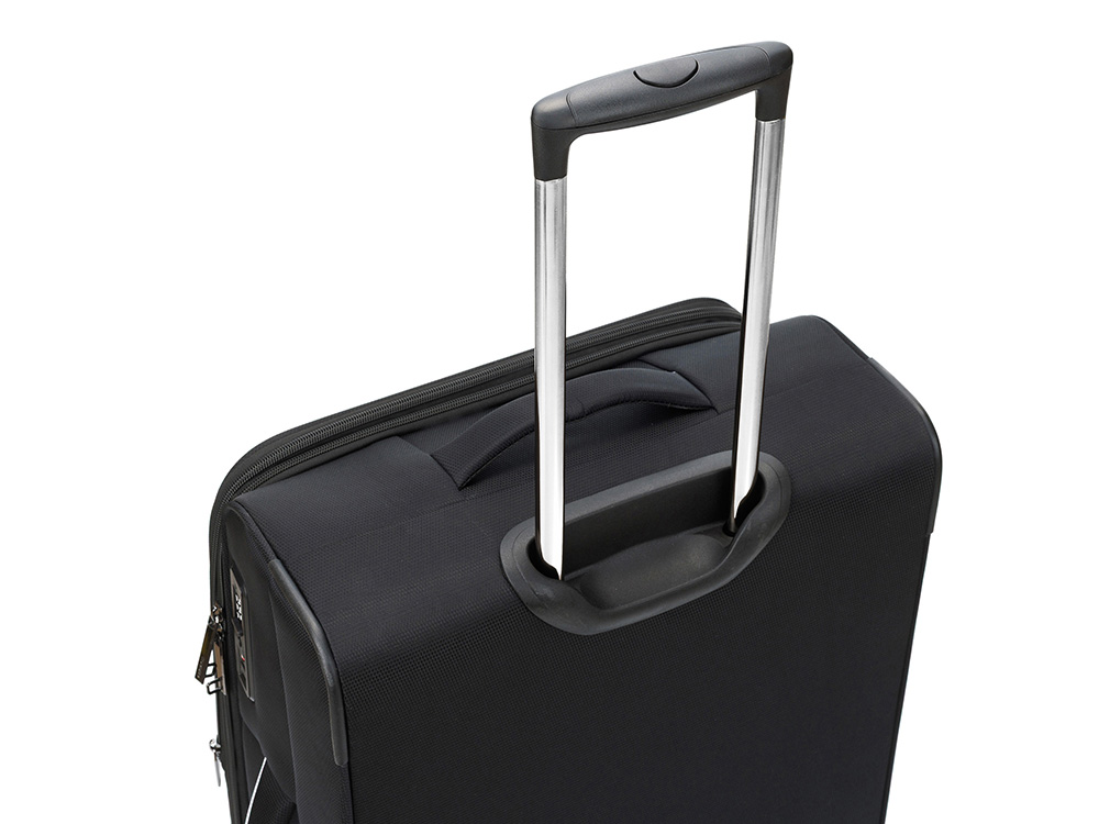 Чемодан TORBER НЕРО, чёрный, переработанный ПЭТ, 44 х 25 х 67 см, 63 л-6