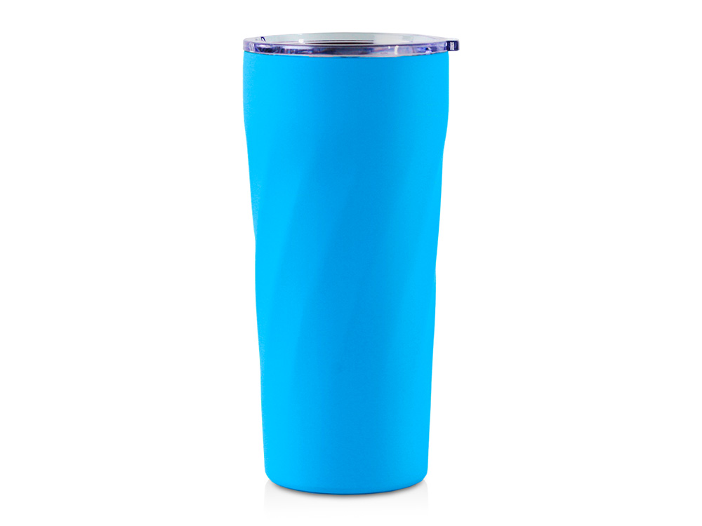 Термокружка FAMILY RADMIR, soft touch (Голубой)-0