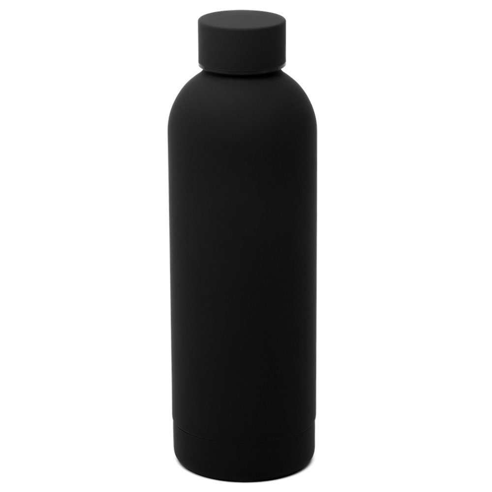 Термобутылка Perfecto софт-тач, Чёрный.-0