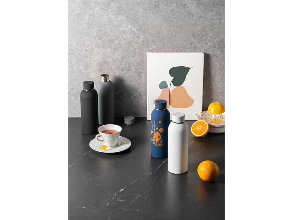 ODIN. Термобутылка 550 мл (Тёмно-серый)-4