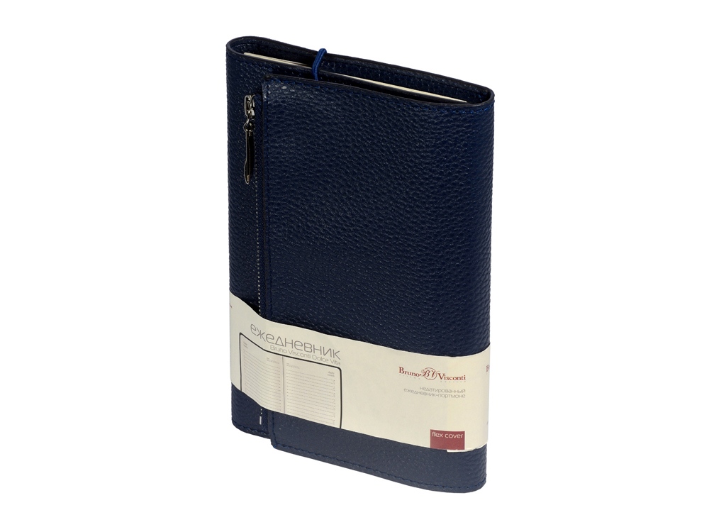 Ежедневник недатированный  А5- Dolce Vita (темно-синий)-0