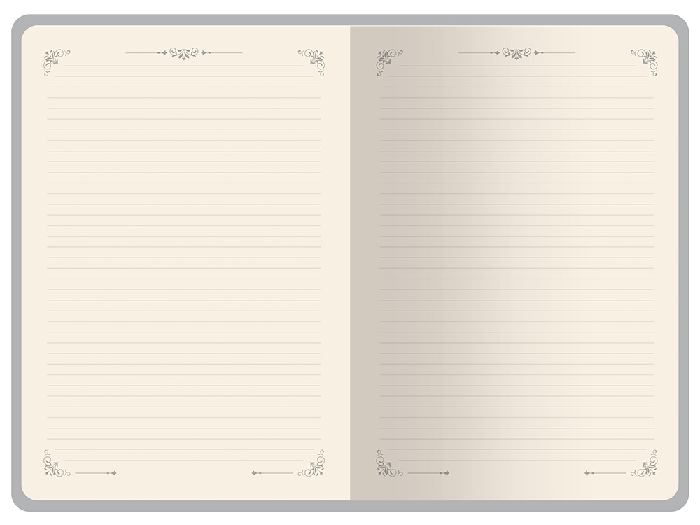 Ежедневник недатированный А4 Royal, черный с бронзовым срезом-5