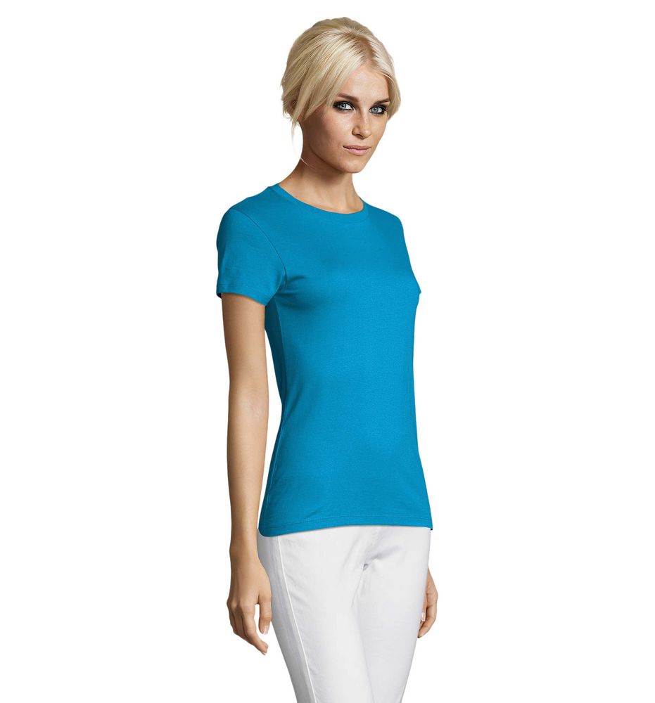 Футболка женская Regent Women, ярко-бирюзовая-3