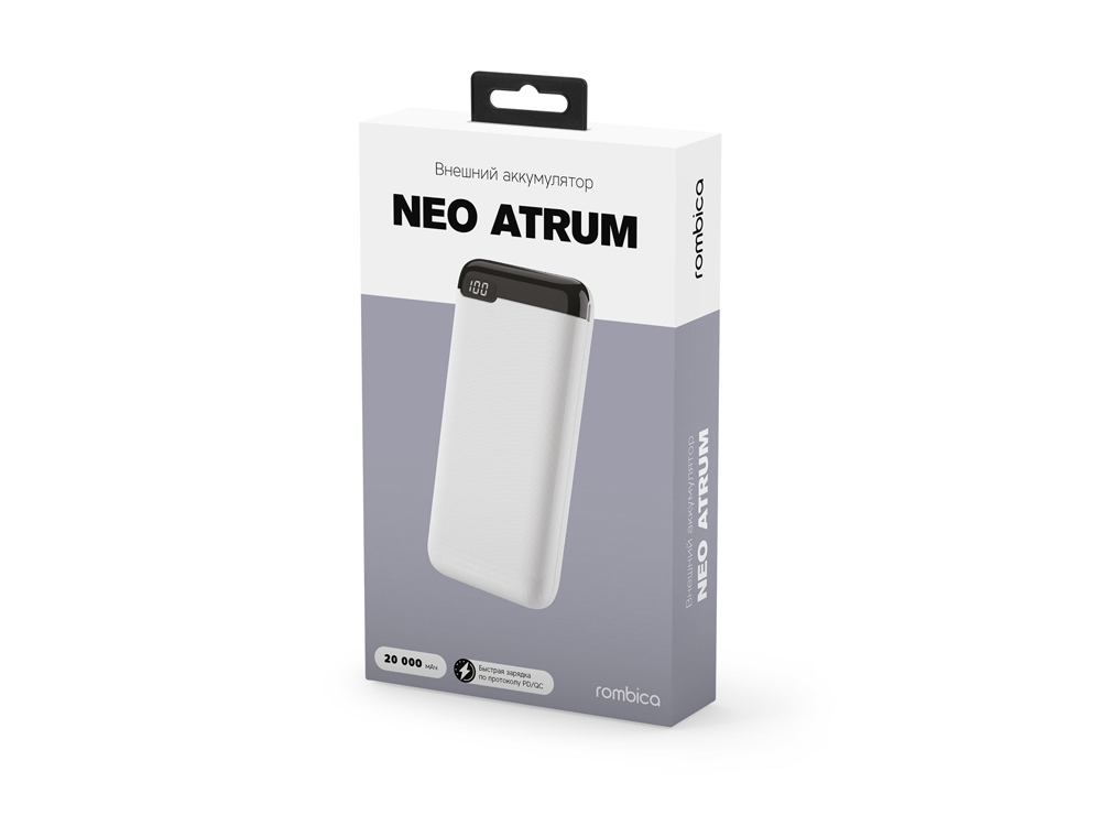 Внешний аккумулятор Rombica NEO Atrum White-3