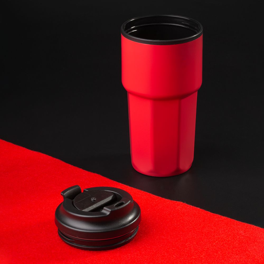 Термостакан Presa, красный-3