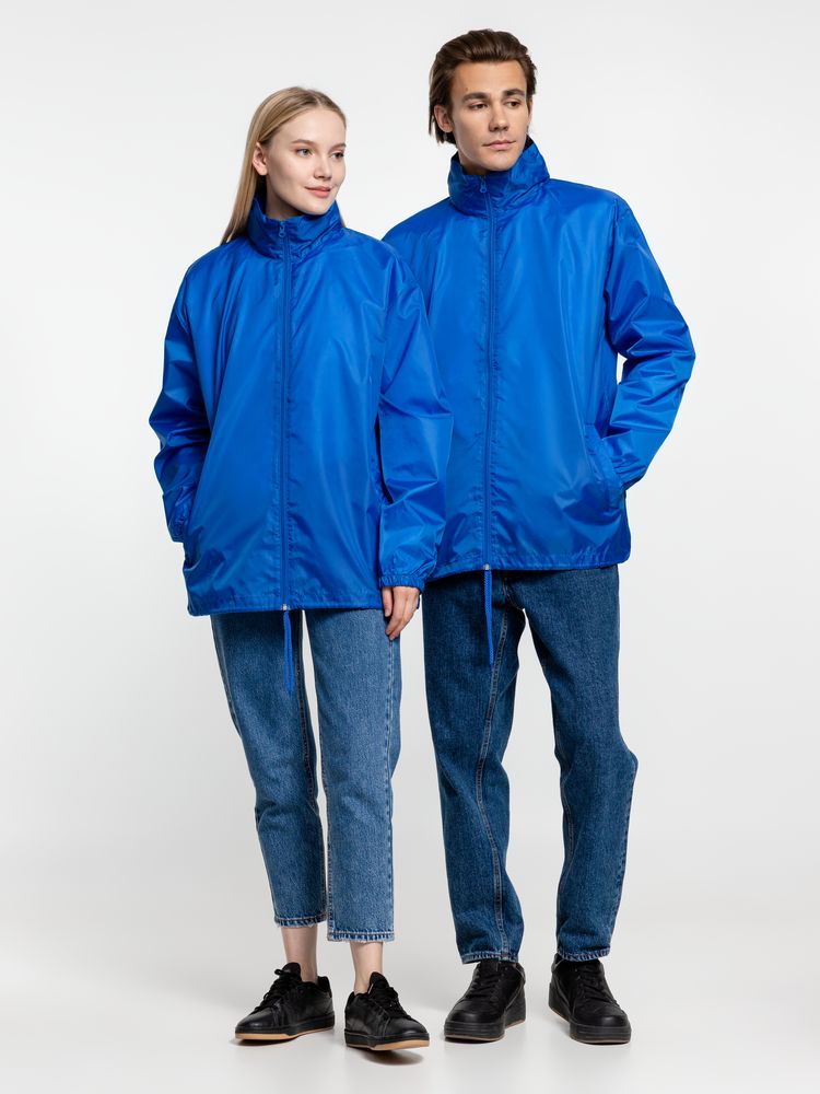 Ветровка унисекс Shift, ярко-синяя-6