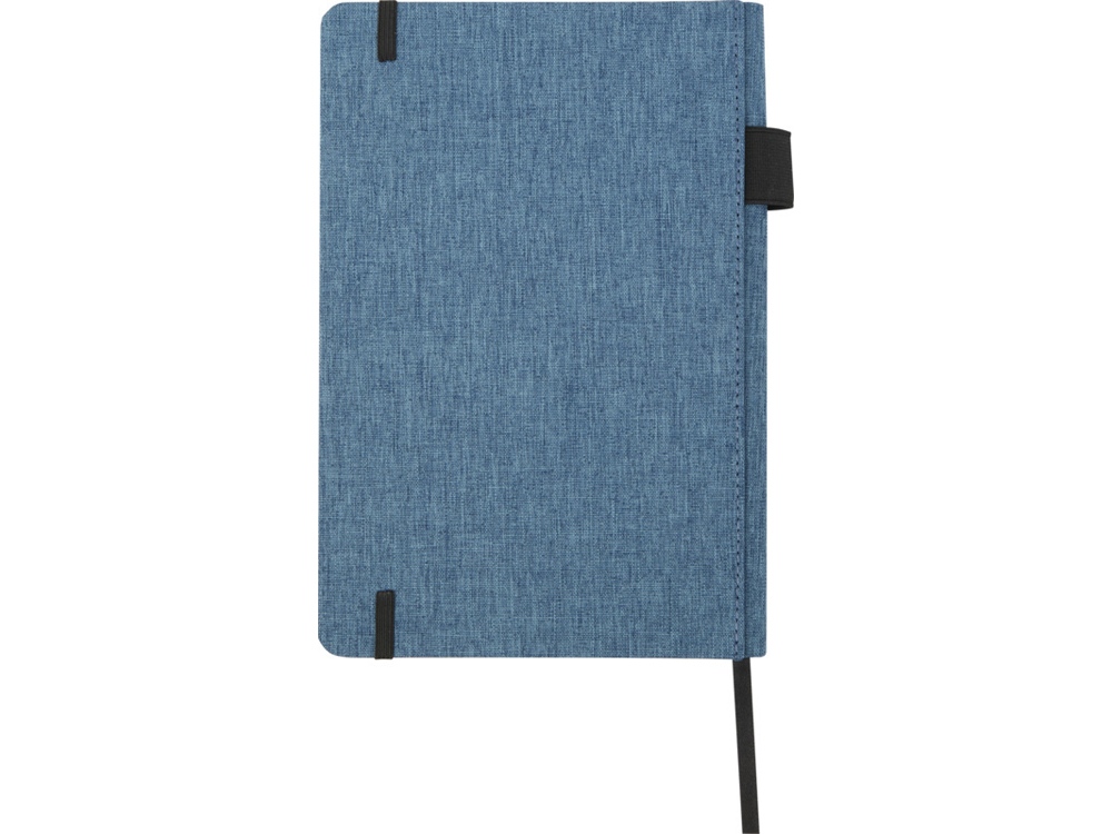 Блокнот Orin, формат А5, из переработанного ПЭТ, синий-2