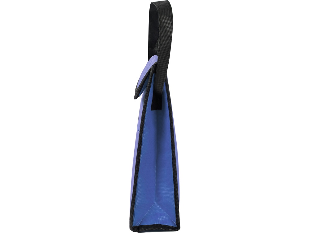 Сумка-холодильник Reviver на липучке из нетканого переработанного материала, синий-4