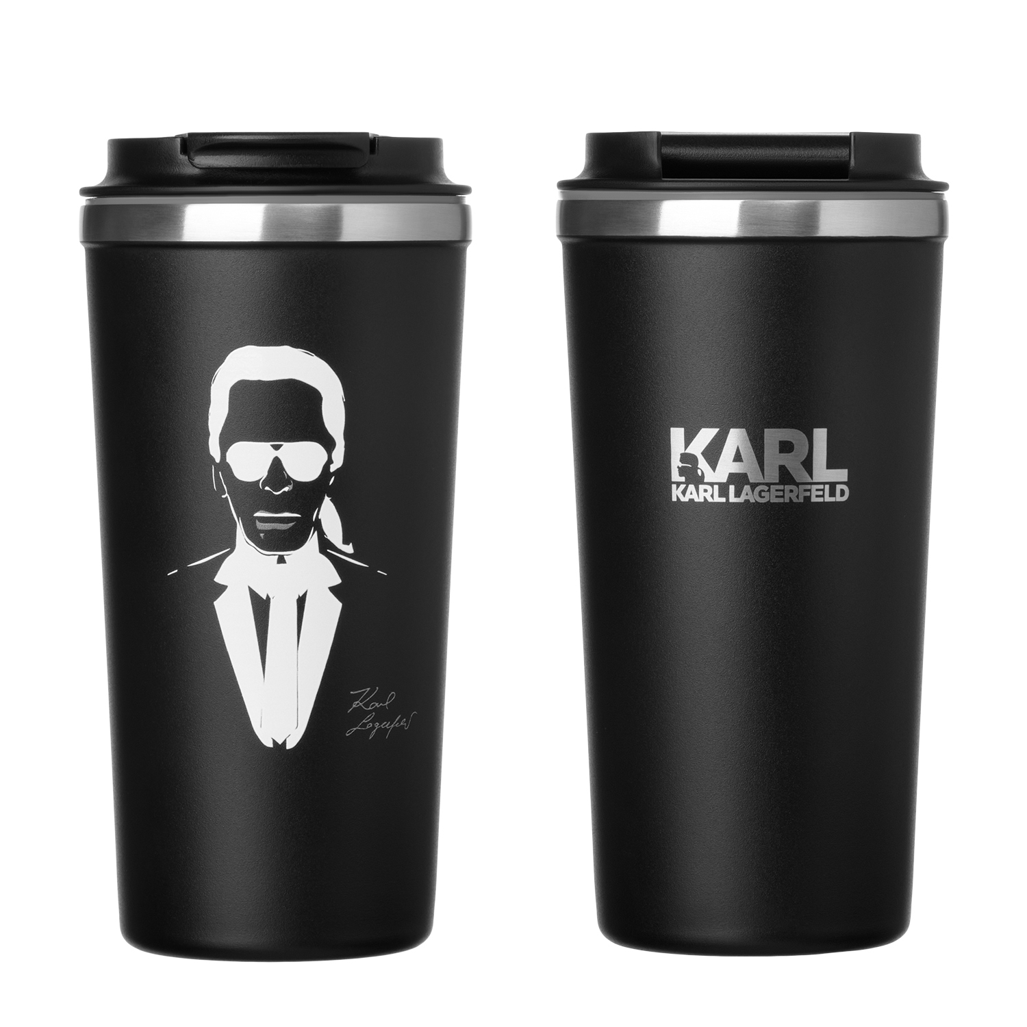 Термокружка вакуумная Палермо (Palermo), черная-8