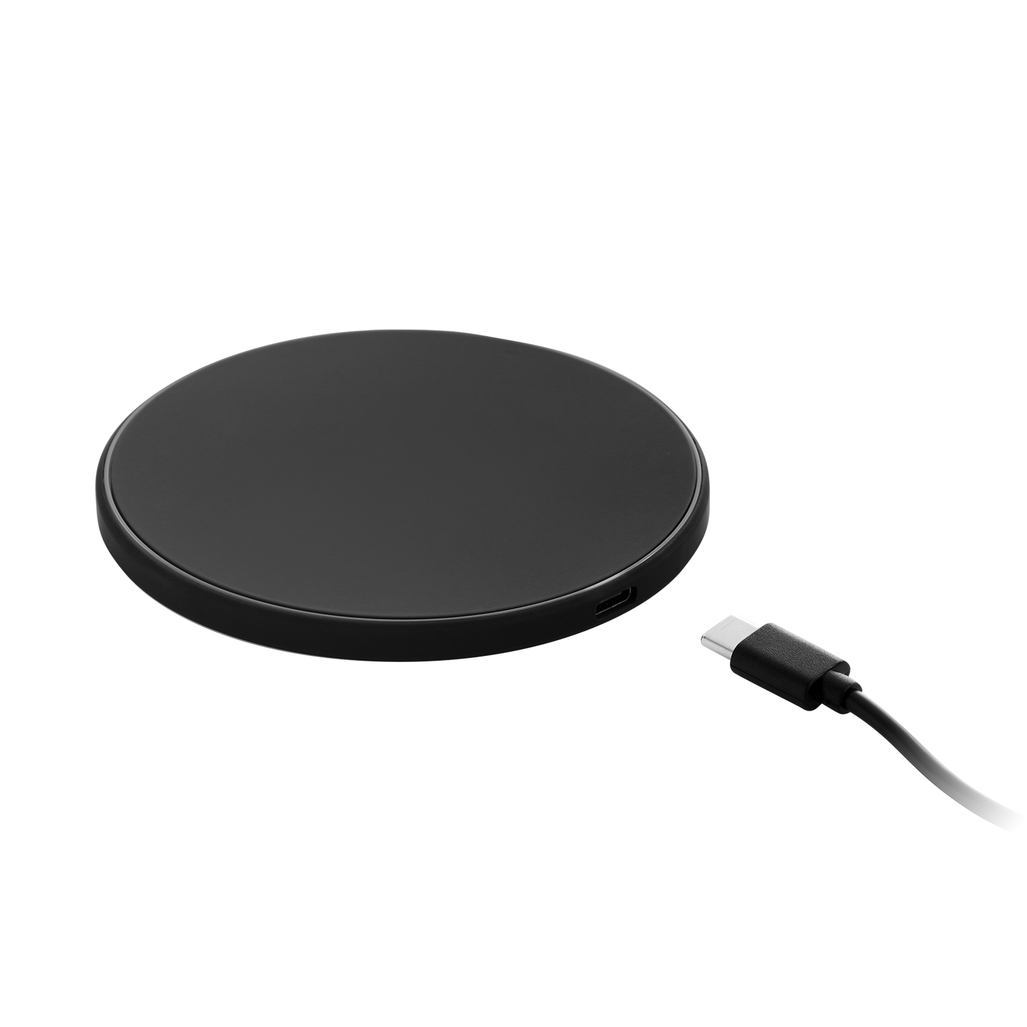 Беспроводное зарядное устройство с подсветкой 15W Auris, черное-5