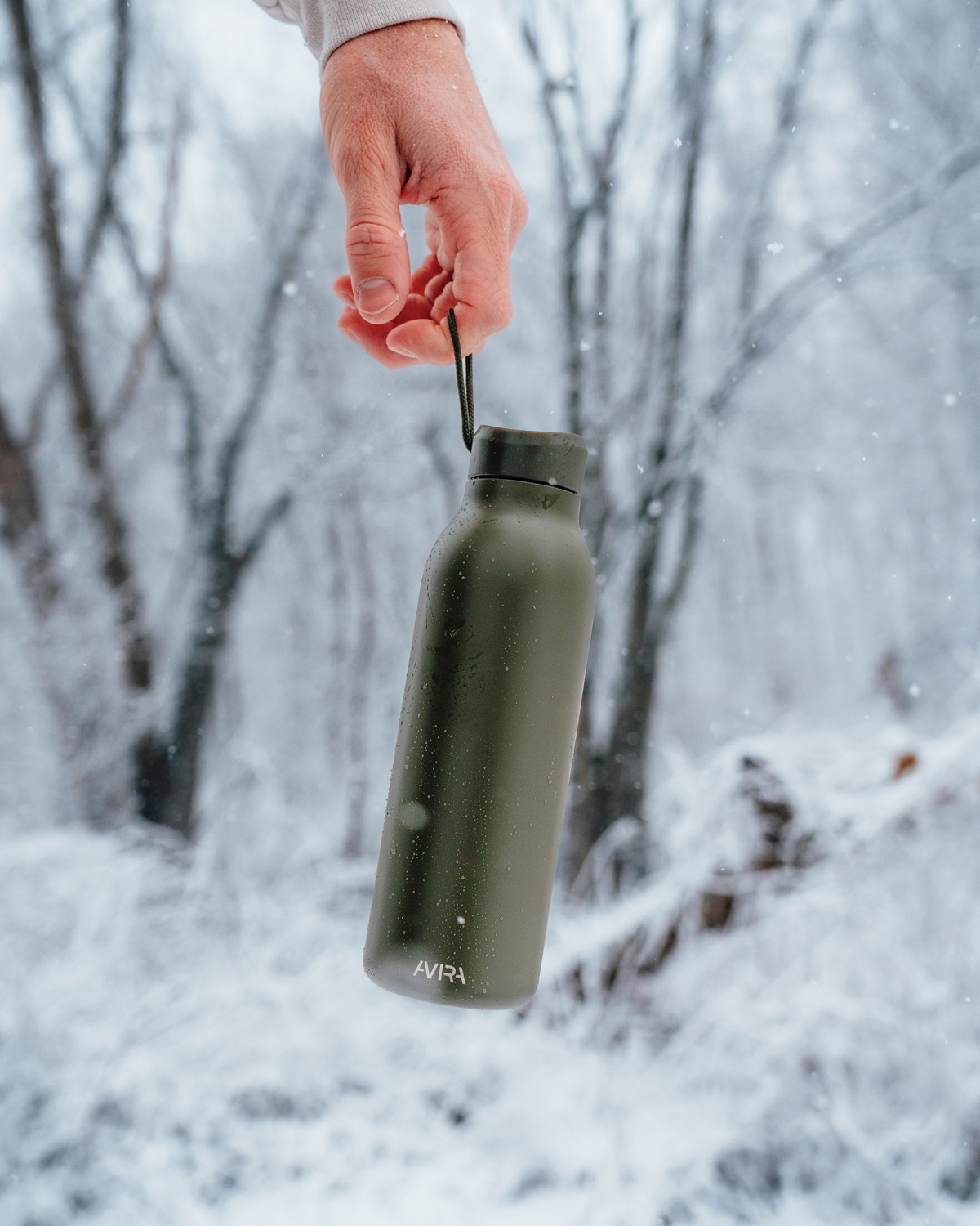 Термобутылка Avira Avior из переработанной нержавеющей стали RCS, 500 мл-11