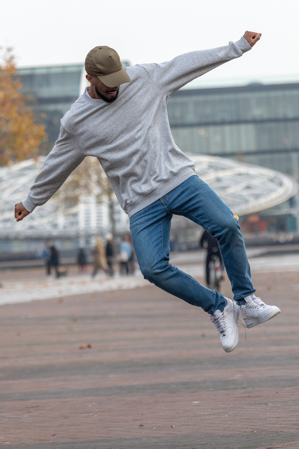 Бейсболка Impact из переработанного хлопка AWARE™, 5 клиньев, 190 г/м2-12