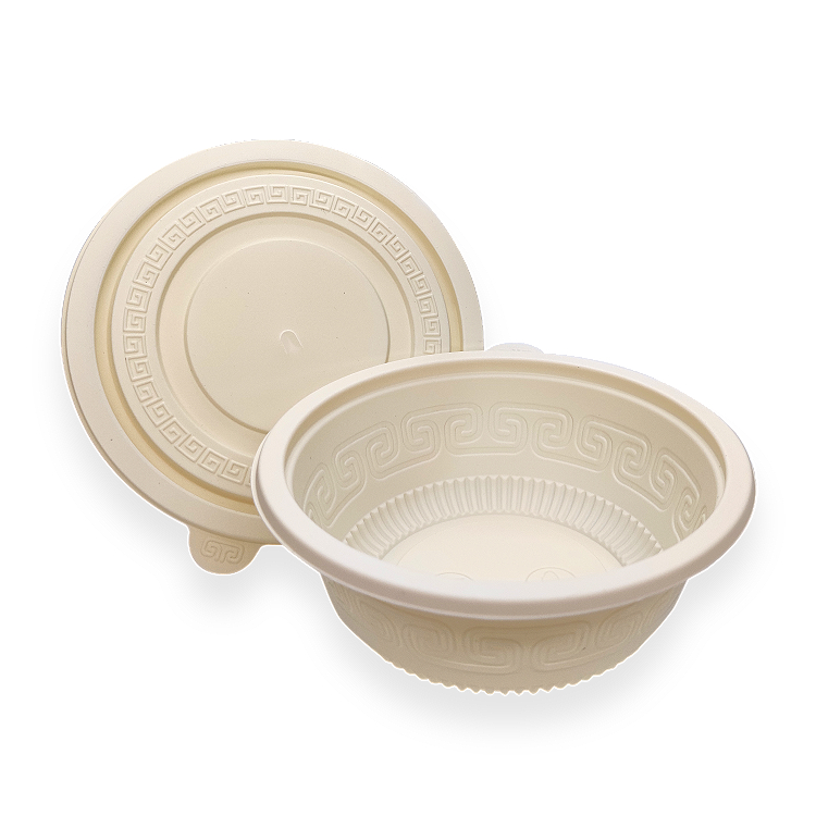 Супница из кукурузного крахмала, Белый-0