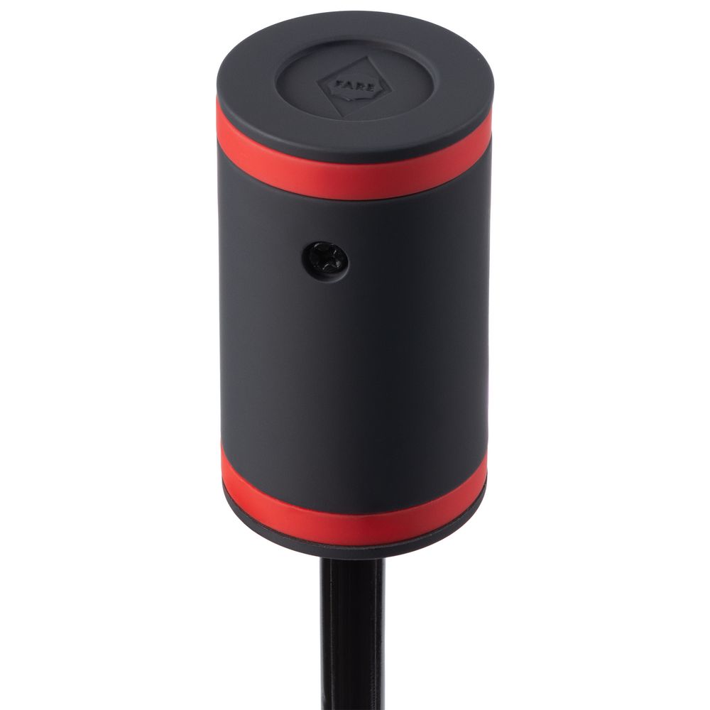 Зонт складной AOC Mini с цветными спицами, красный-4