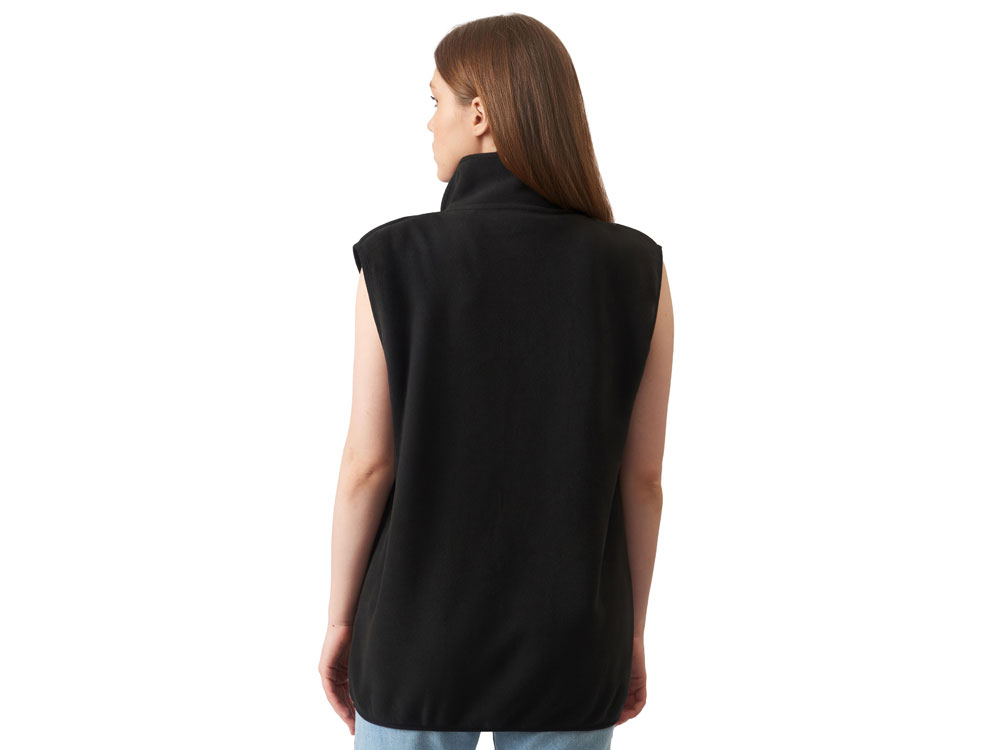 Жилет флисовый Trondheim унисекс, черный-5