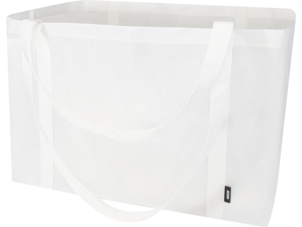 Jumbo эко-сумка очень большого размера из нетканого материала, объемом 65 л, белый-3