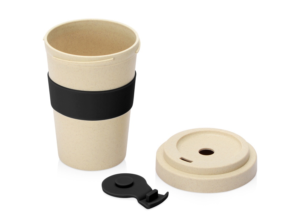 Стакан из пшеничного волокна Flava, черный-2