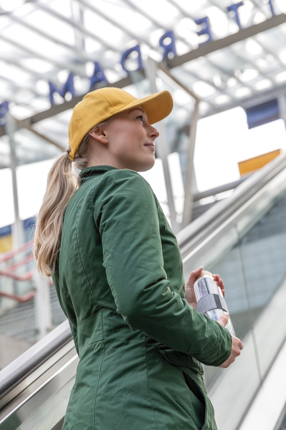 Бейсболка Impact из переработанного хлопка AWARE™, 6 клиньев, 280 г/м2-4