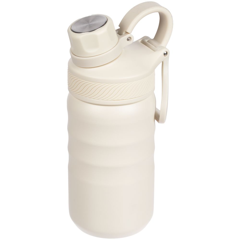 Термобутылка Fujisan 2.0 без логотипа, белая (молочная)-1