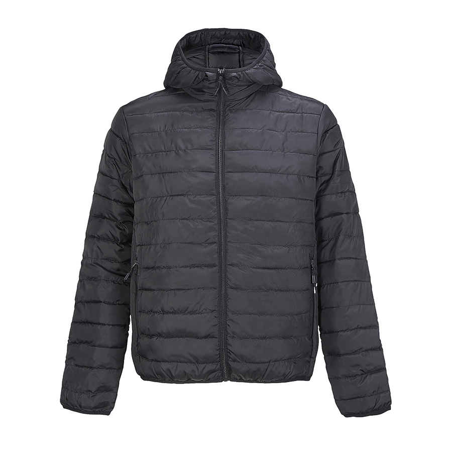 Куртка мужская "STREAM HOODED" 280 Т, черный-0