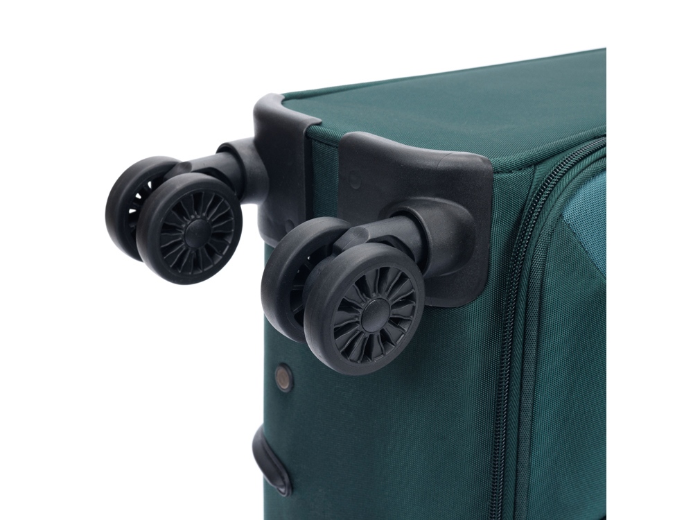 Чемодан TORBER Seyd, тёмно-зелёный, нейлон 600D, 36,5 х 14 х 54 см, 32 л-9