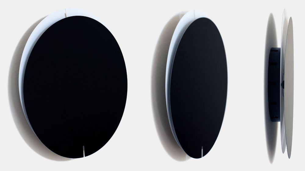 Часы настенные Melancholia Clock, черные-2