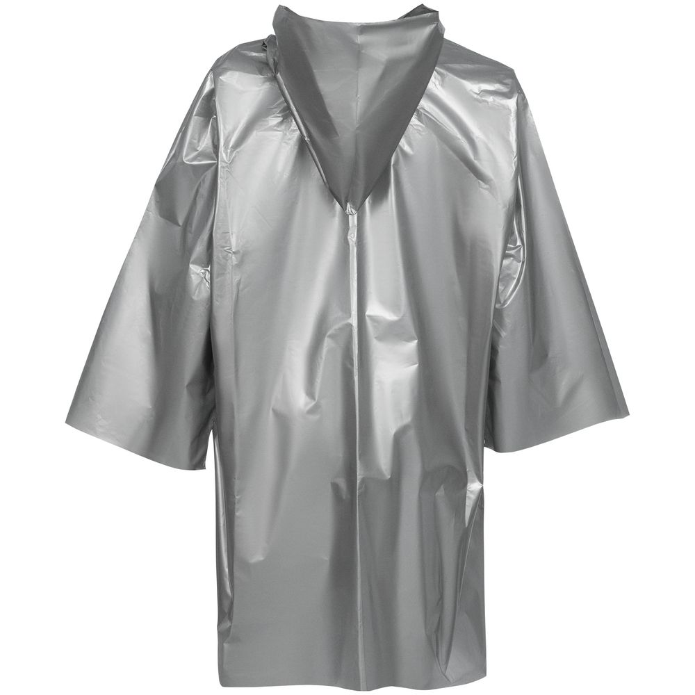 Дождевик-плащ CloudTime, серебристый-1