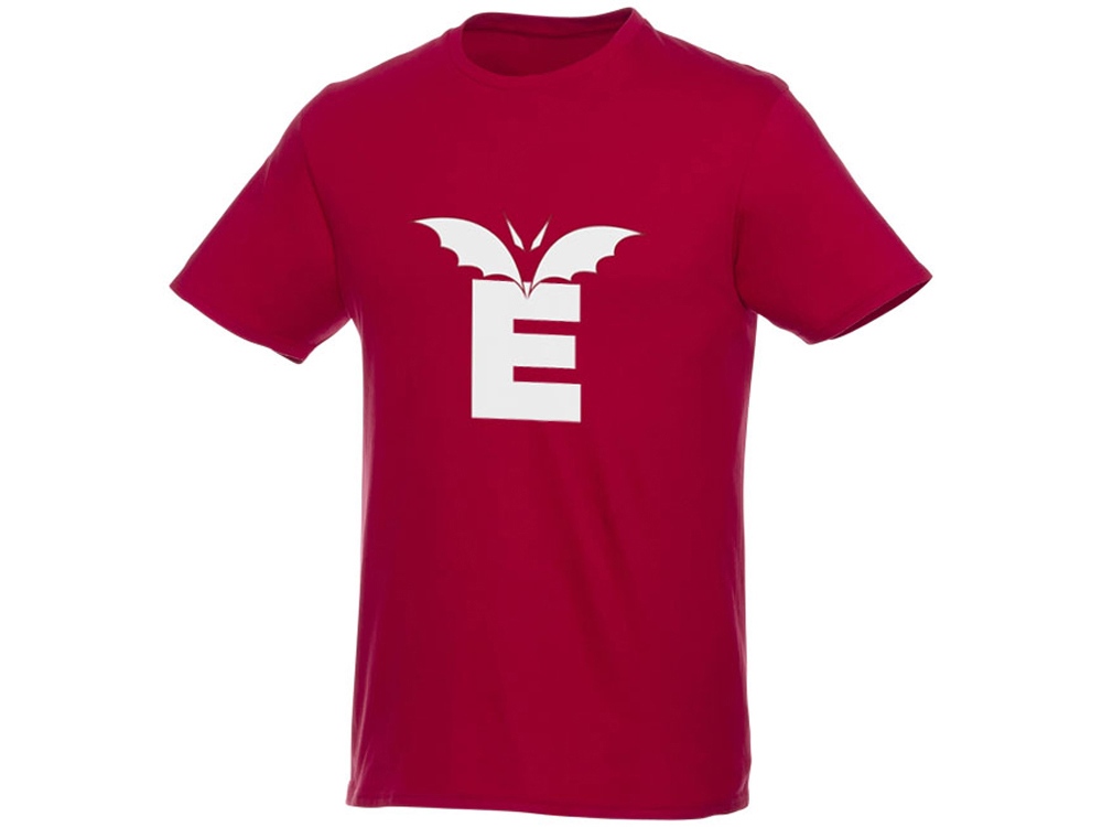 Мужская футболка Heros с коротким рукавом, красный-5