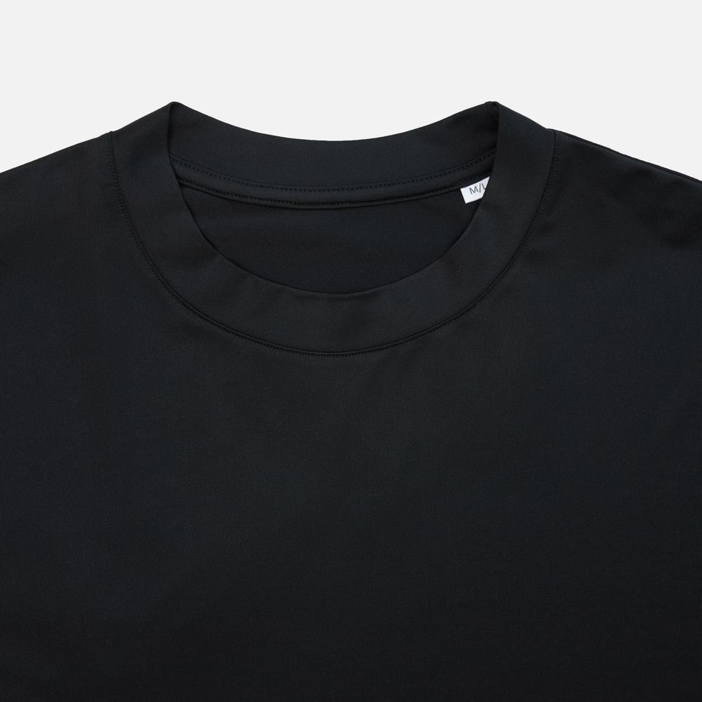 Футболка из бифлекса Morfiss, черная-2