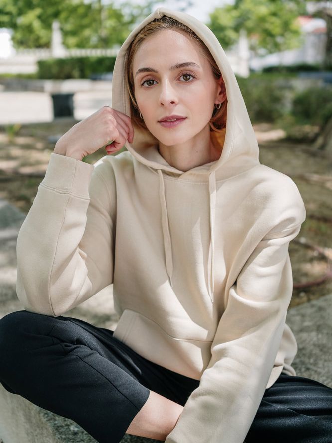 Худи унисекс Phoenix, розовое (лососевое)-5