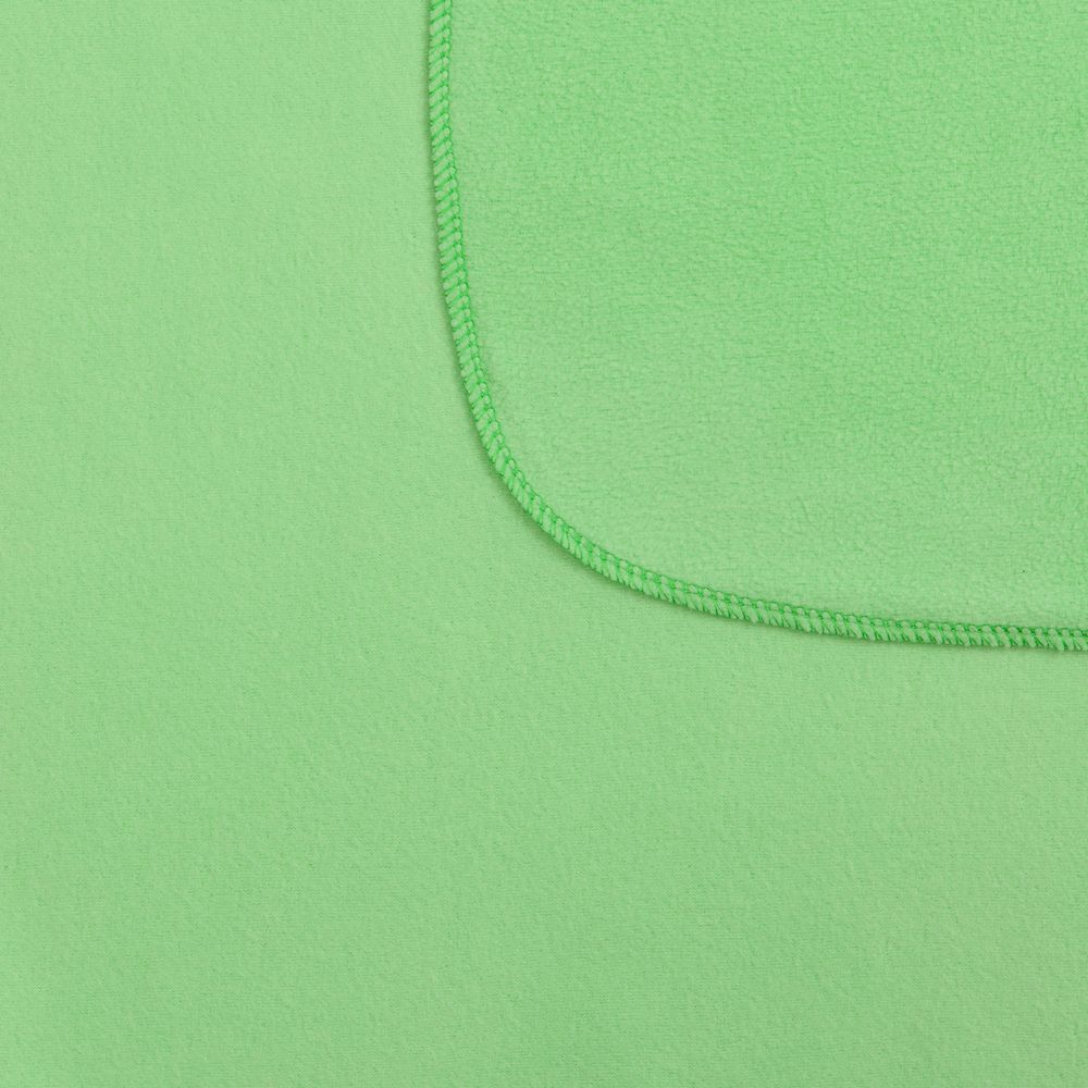 Флисовый плед Warm&Peace, светло-зеленый-3