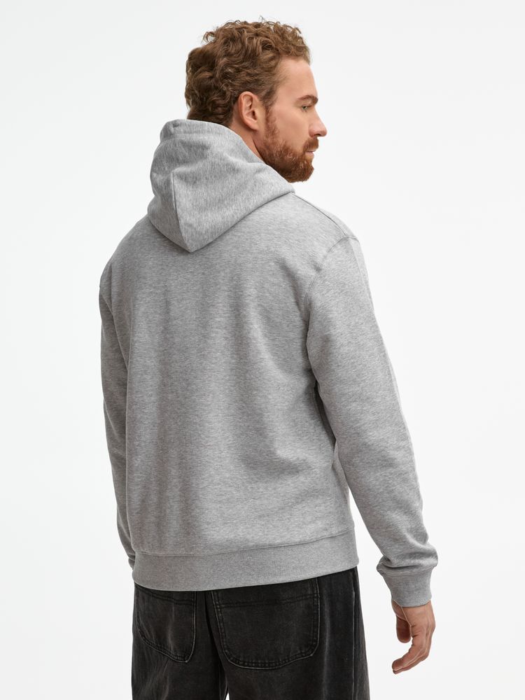 Толстовка унисекс Spencer, серый меланж-6