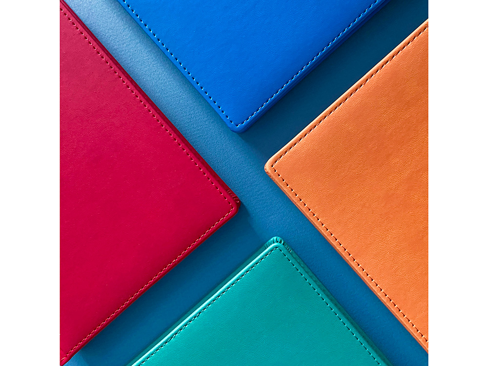 Ежедневник А5 датированный Velvet 2026, оранжевый-3