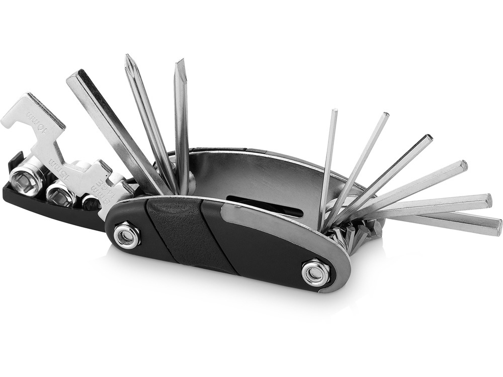 Многофункциональный инструмент 16 в 1, черный-0