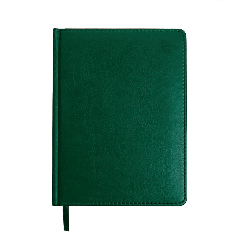Ежедневник недатированный Joy, формат А5, в линейку, темно-зелёный-1