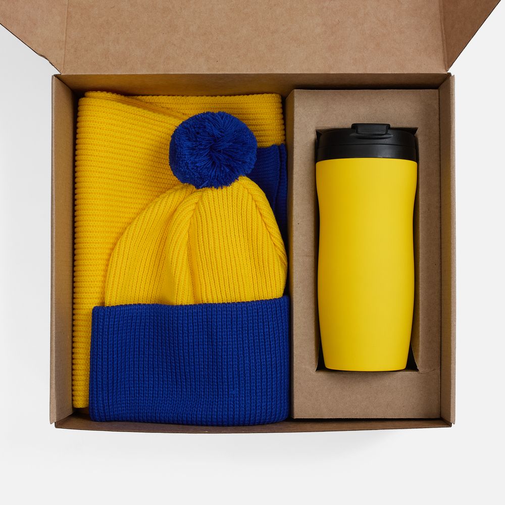 Набор Snappy Form, желтый с синим-1