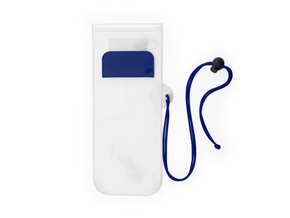 Водонепроницаемый чехол EIDER из ПВХ, прозрачный/королевский синий-2