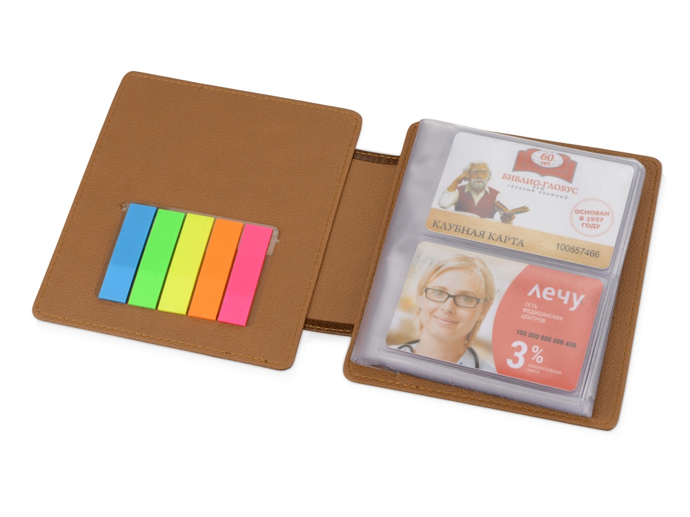 Визитница Alessandro Venanzi, коричневый-2