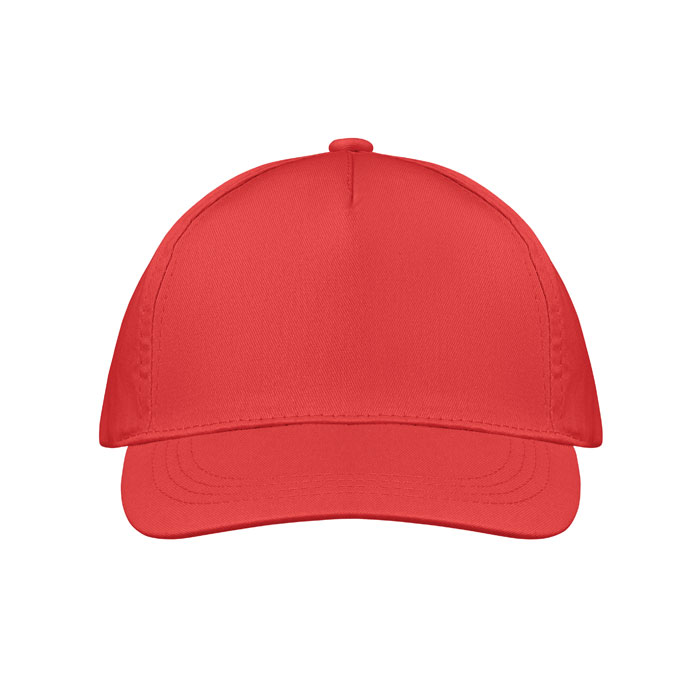 5 panel baseball cap, красный-3